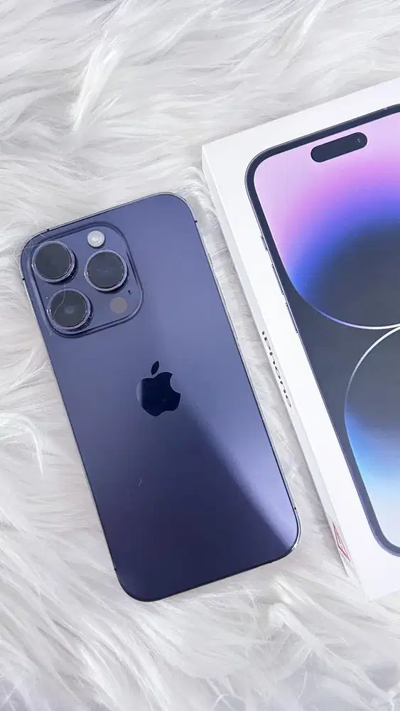 Iphone 14 pro 128gb deep purple, resmi iBox (like new)