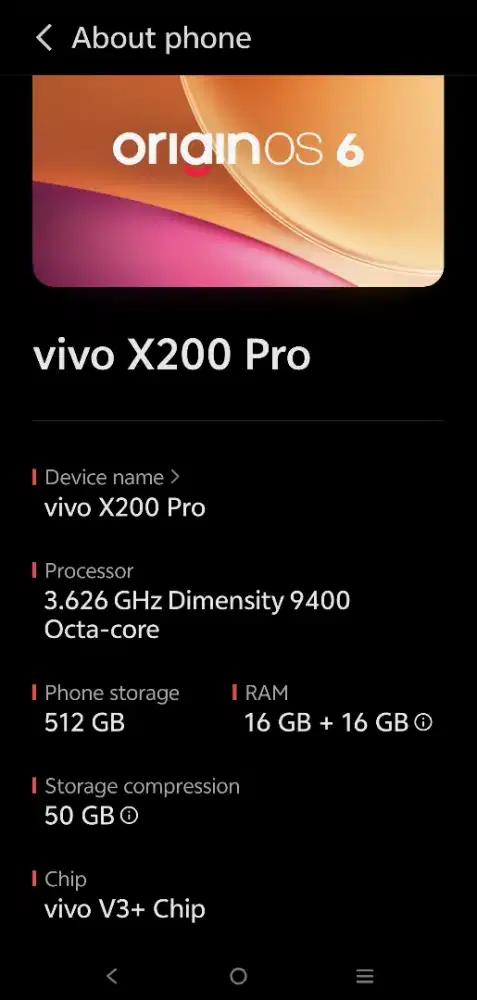 Vivo X200 Pro 2nd like New Resmi