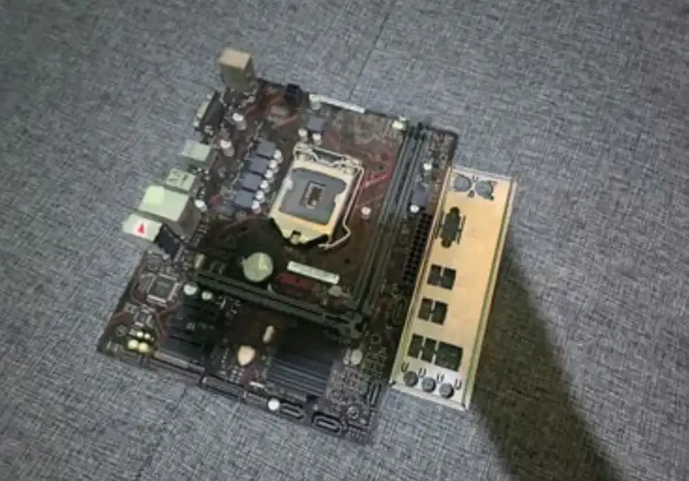 Mobo Motherboard Asus H110M-V LGA 1151 + Pentium G4400 Skylake