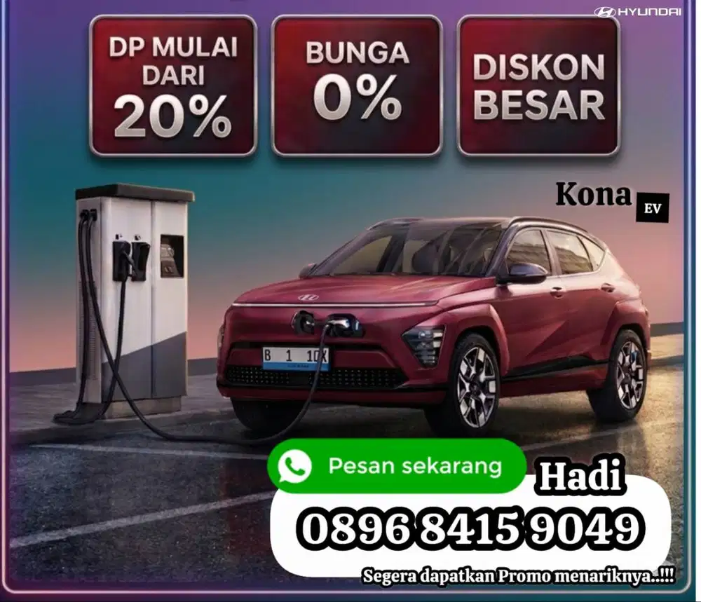 [Mobil Baru] promo kona ev N-line style prime signature kredit cash