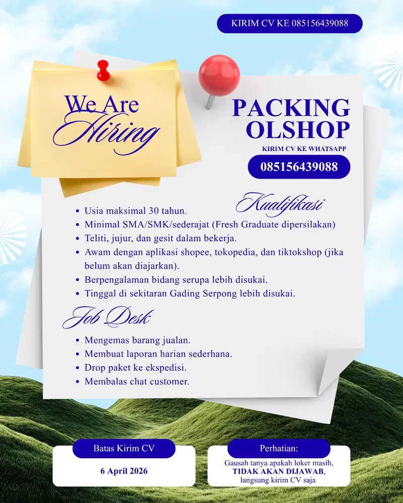 Admin Ecommerce & Packing