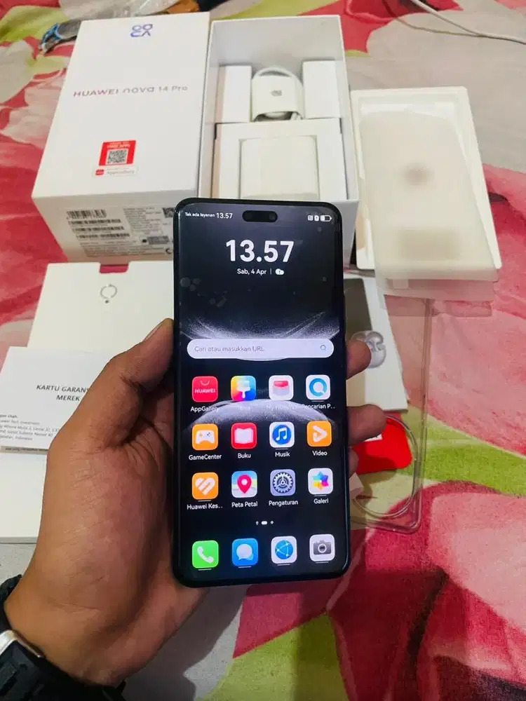 Huawei Nova 14 pro 12/512 gb fullset ori resmi indo garansi on