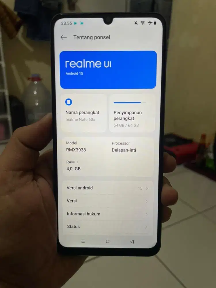 jual realme note 60X