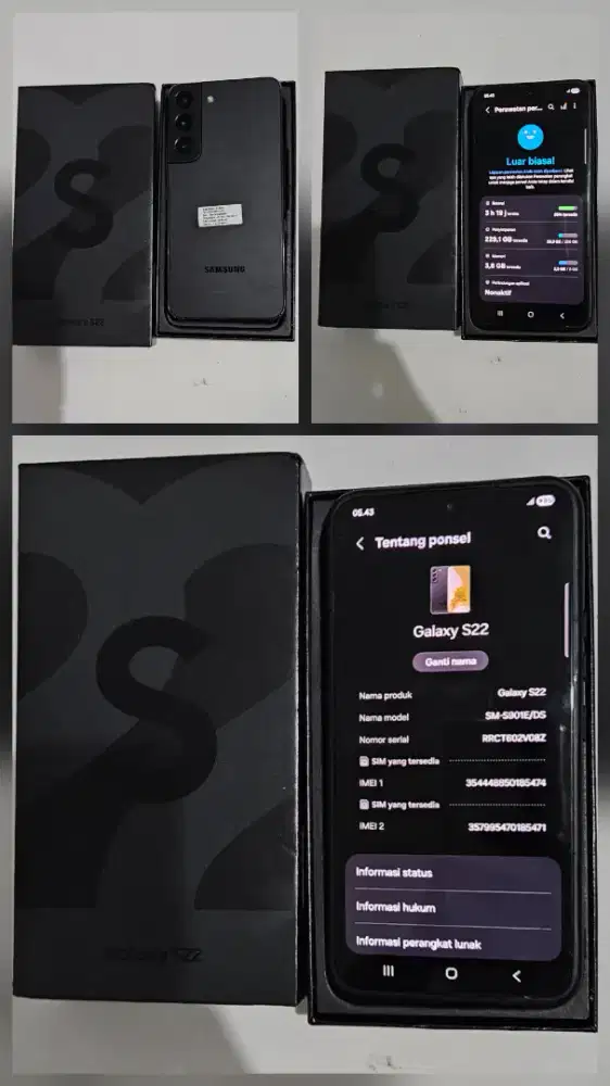 Samsung S22 normal sein