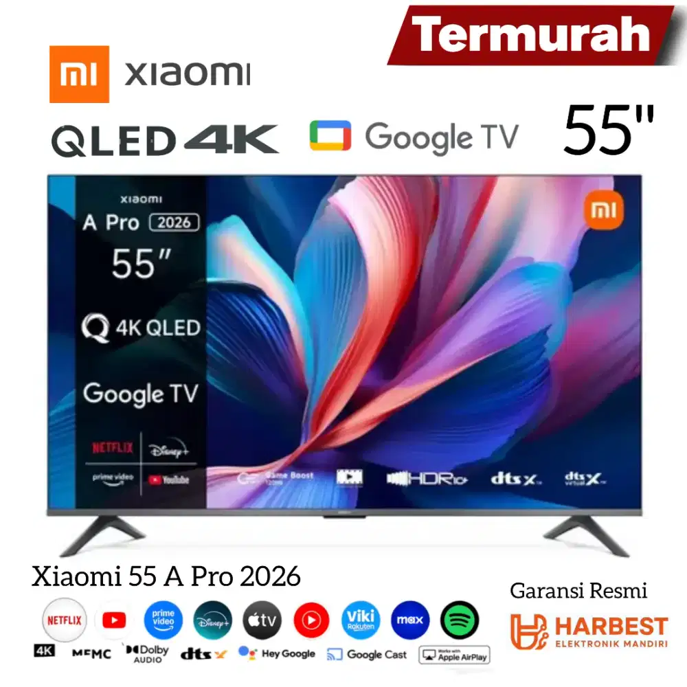 Xiaomi TV A Pro 55 2026 4K QLED 120 Hz Game Boost HDR10+Filmmaker Mode