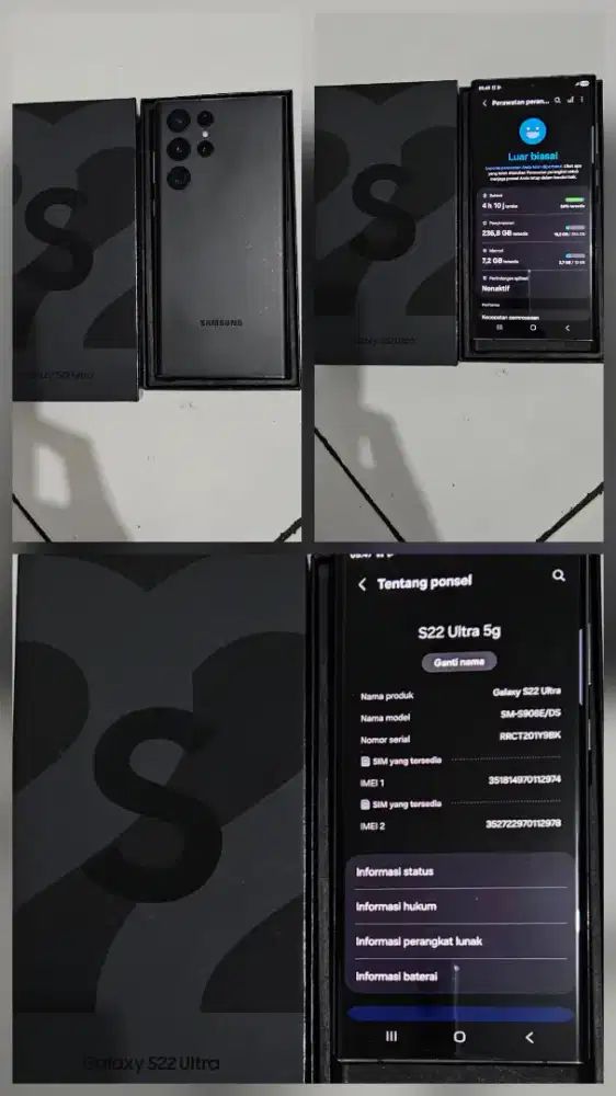 Samsung S22 ultra 5g 12/256 normal