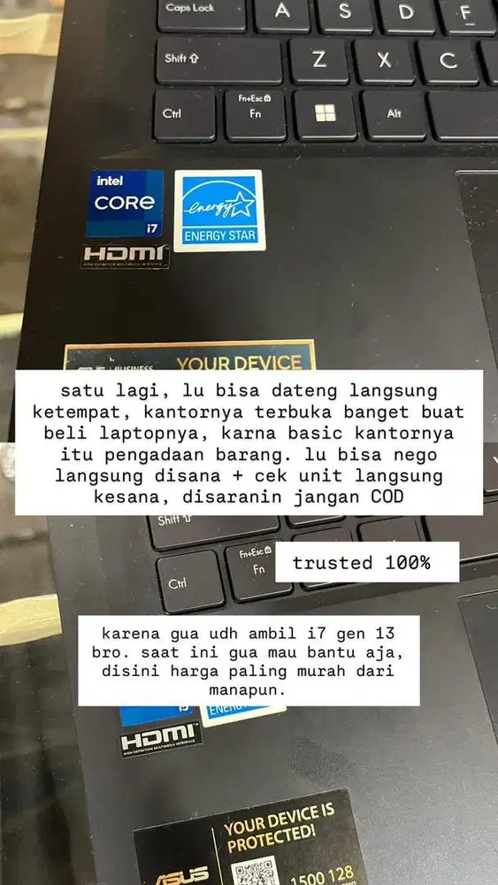 Laptop bekas berkualitas