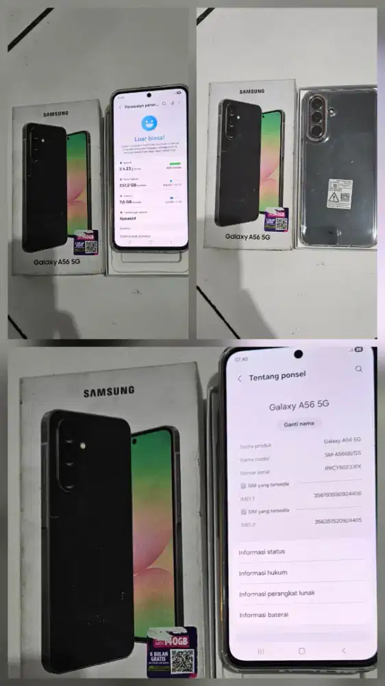 Samsung A56 12/256gb normal segel