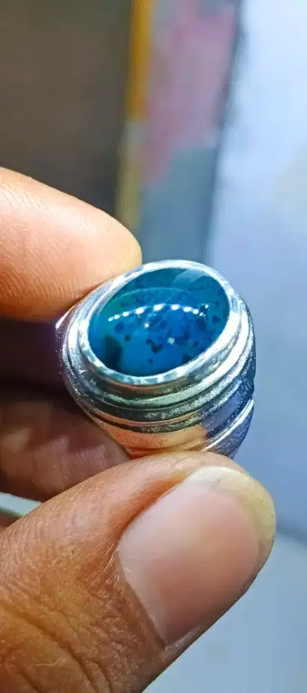 Bacan totol coklat ring alpaka super size 7