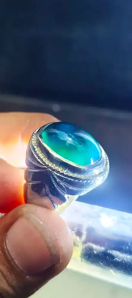Bacan coklat encer klimis ring alpaka super size 8