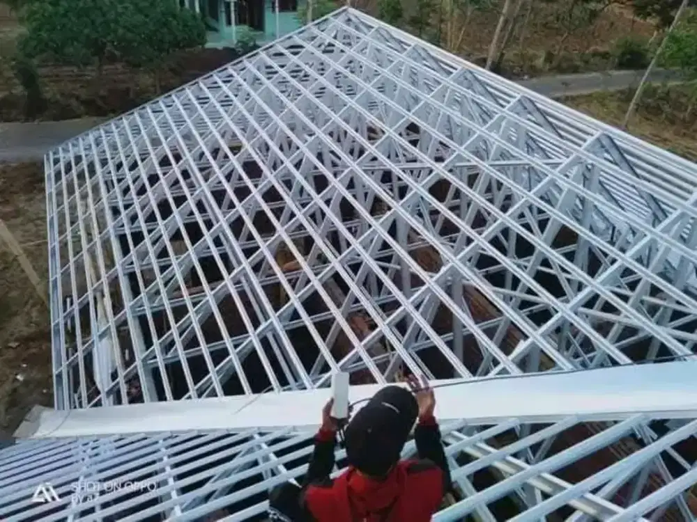 Rangka atap bajaringan