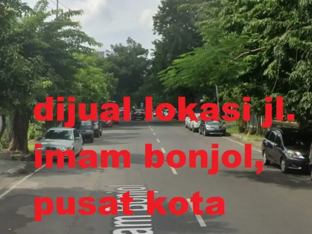 DIJUAL PUSAT KOTA IMAM BONJOL TANAH KOSONG AREA KOMERSIAL STRATEGIS