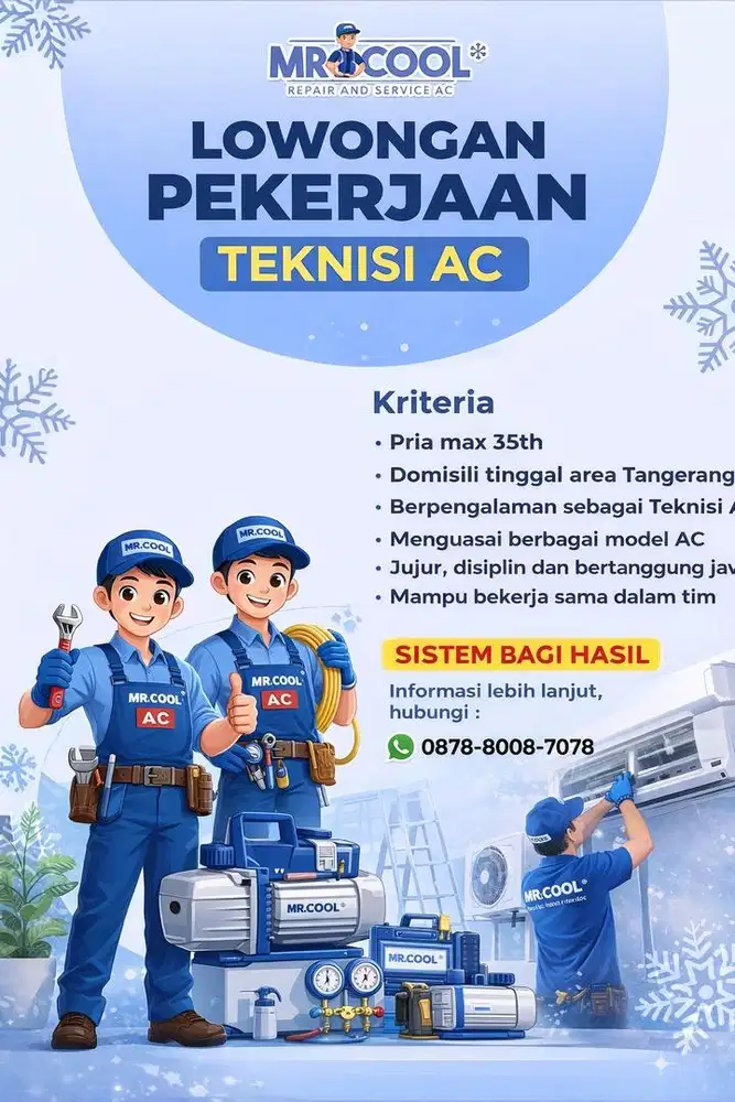 Lowongan Kerja Teknisi AC