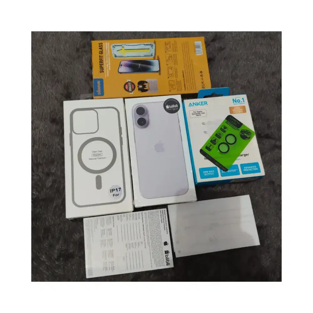 iPhone 17 256GB – Lavender | BNIB | Garansi Resmi Indonesia Bli-bli