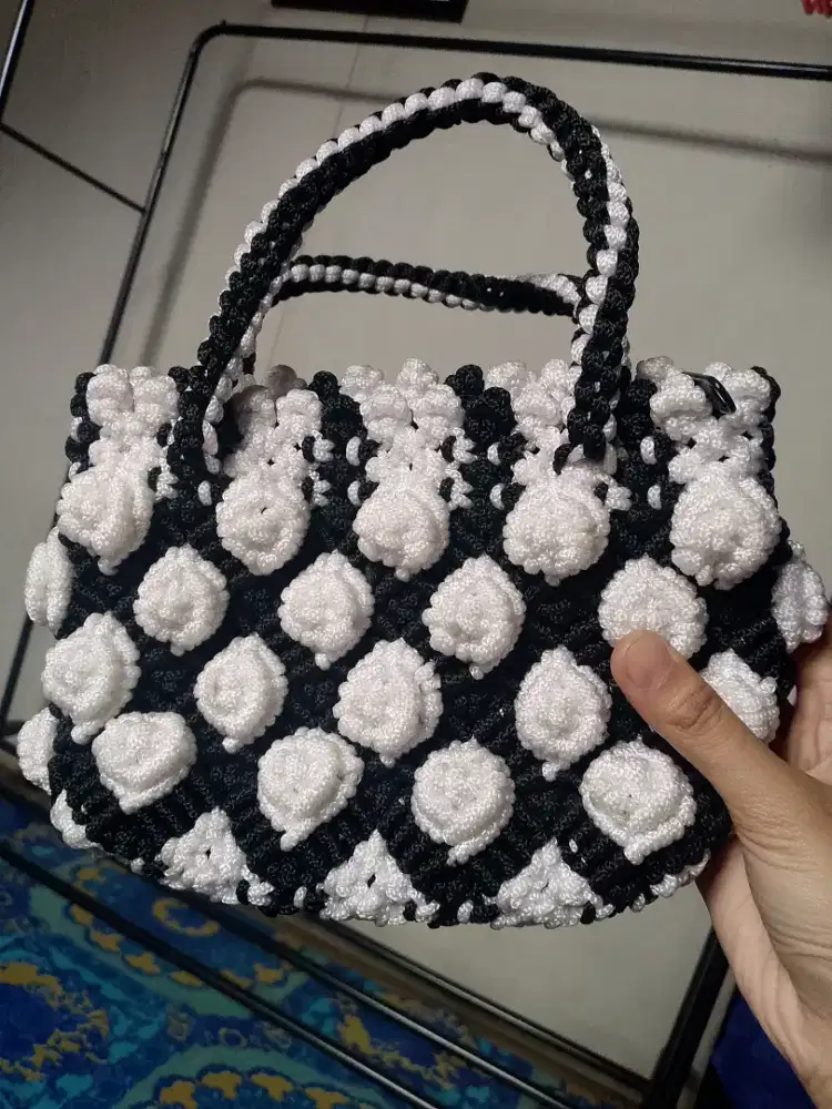 Tas rajut preloved 3 pcs