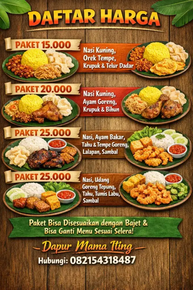 Catering Harian dan nasi Box