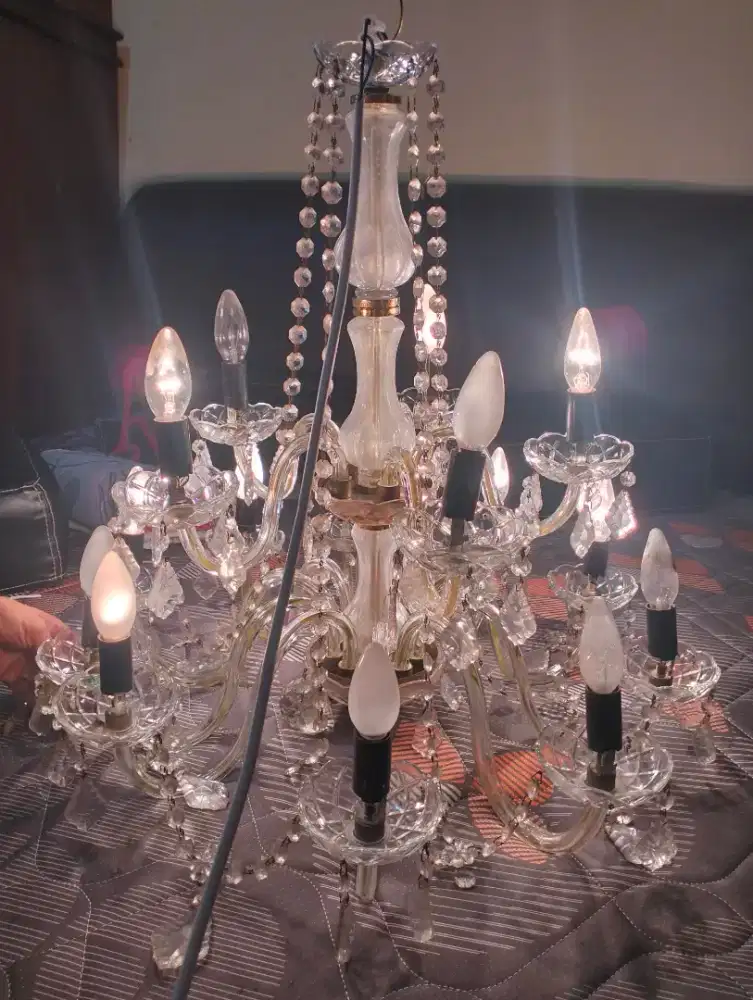 lampu kristal cantik