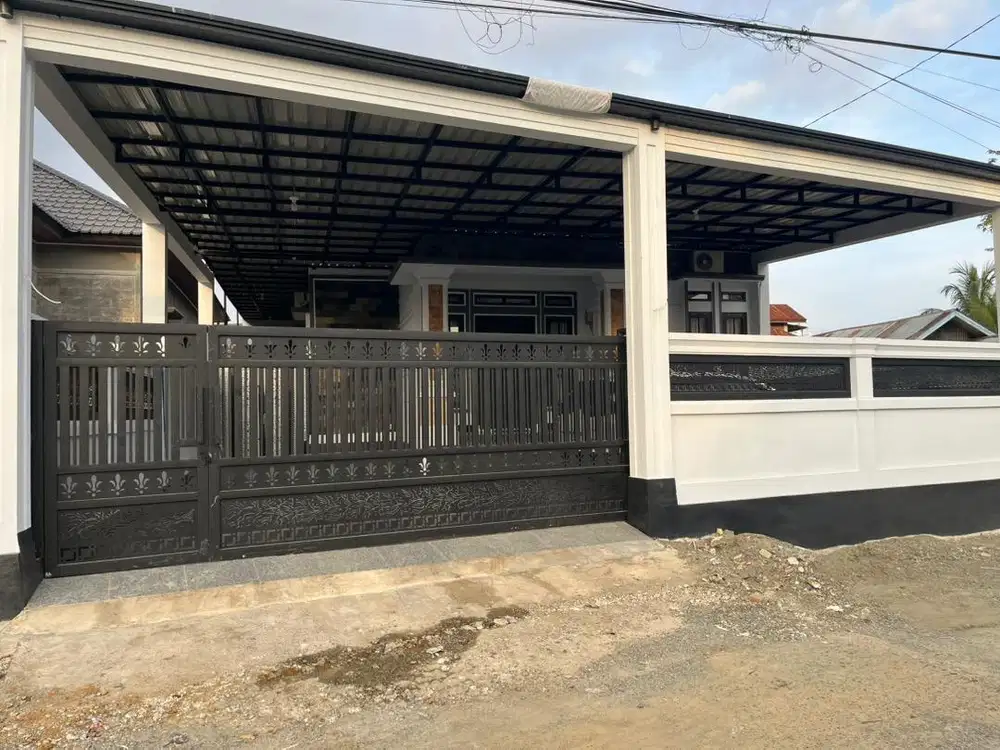 Rmh minimalis type 180/271.M.lgkp pagar sorong+kanopi gp lhongcut