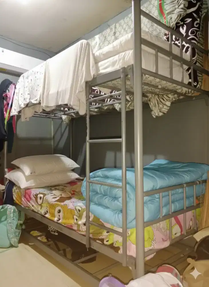 Dijual Ranjang Tingkat Besi keker