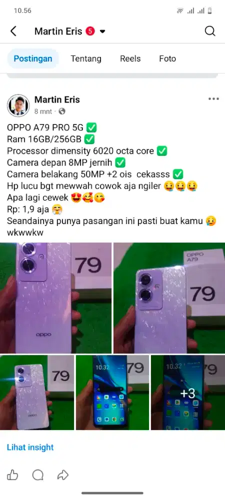 Oppo a79 pro 5G 16gb/256gb