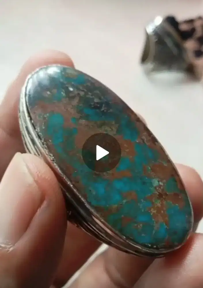 Batu pirus persia royal blue jumbo