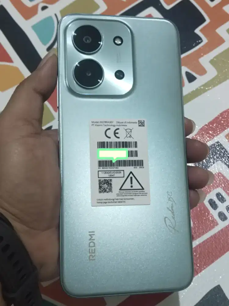 Redmi 15C ram 8/256 mulus no minus
Garansi Resmi Indonesia
Hp csan ori