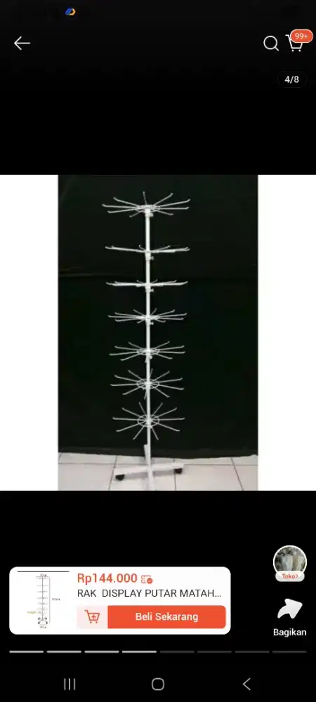 Rak putar matahari 360