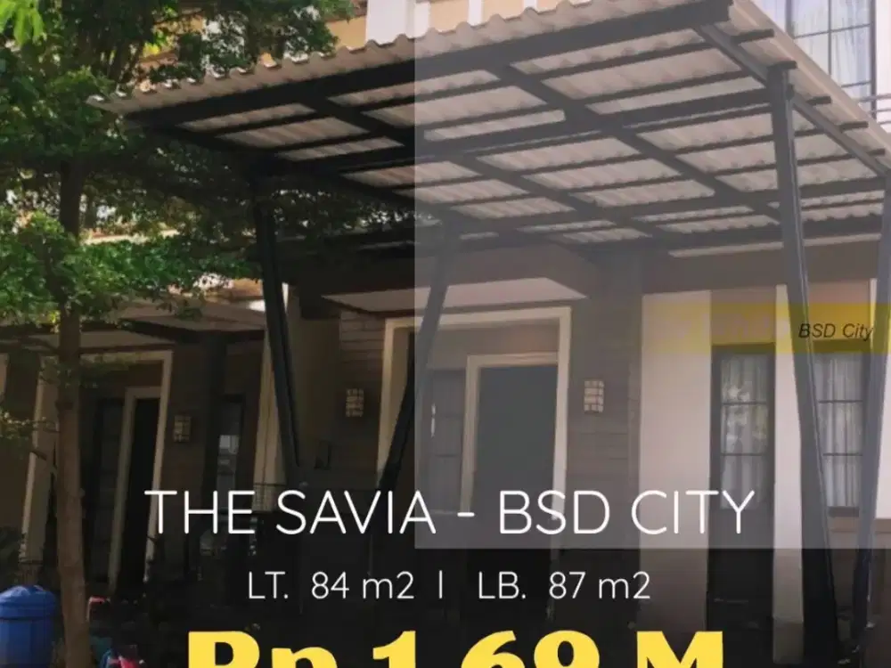 Rumah Bagus Semi Furnished di The Savia BSD City Dekat Tol