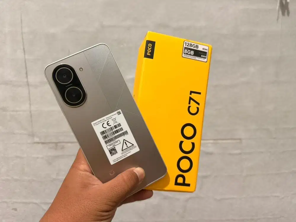 Poco c71 4/128gb mulus 1000% seperti baru