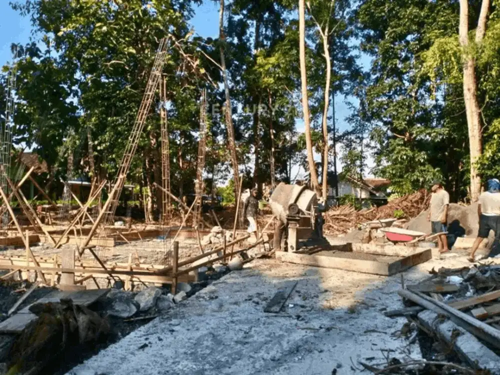Rumah Proses Bangun Murah 300 Jtan Di Bangunjiwo Dekat Puskesmas
