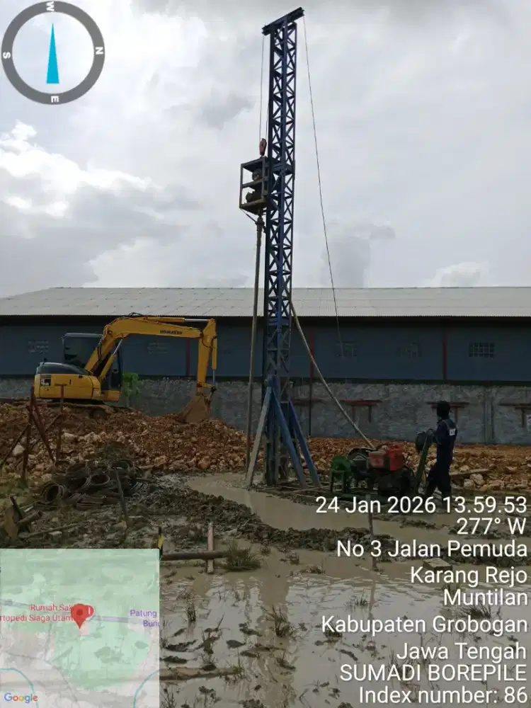 Jasa borepile gresik