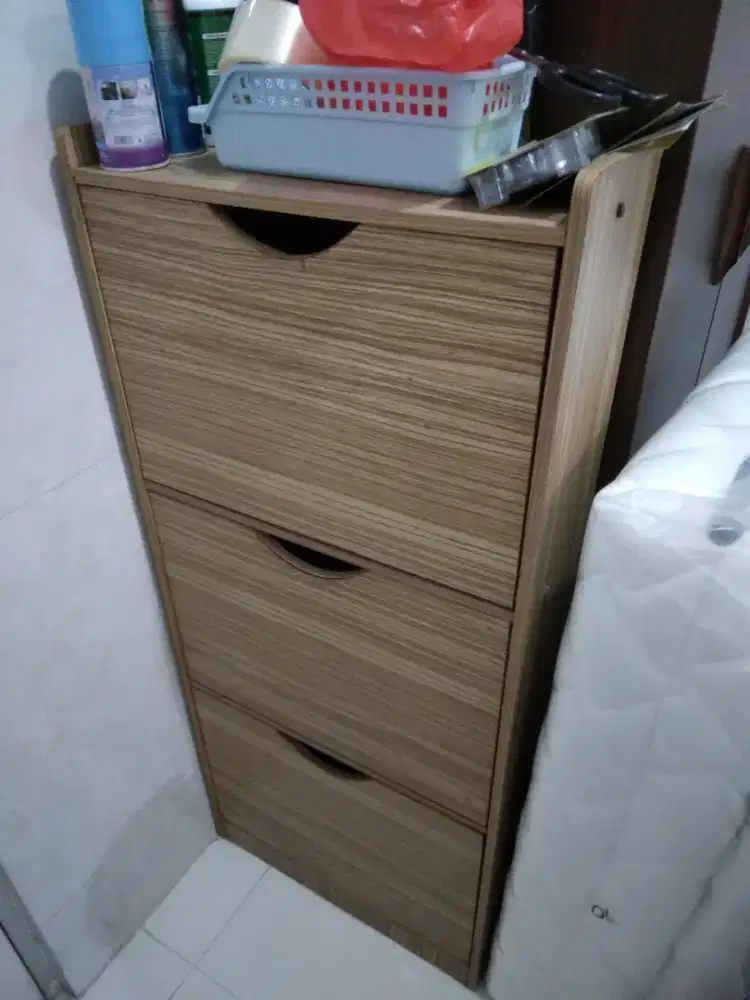 Lemari sepatu vertikal