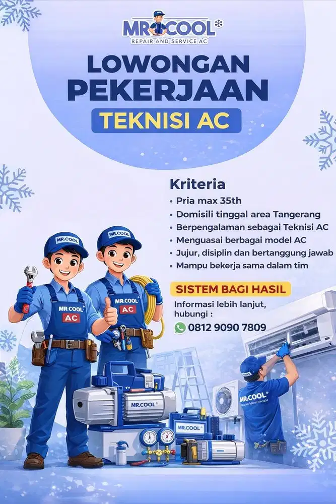 Lowongan Kerja Teknisi AC