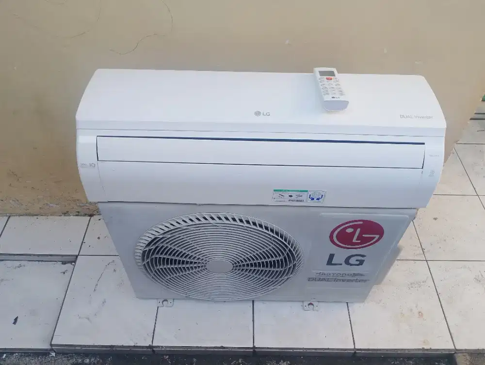 ac LG dual inverter 1/2pk R32 ori