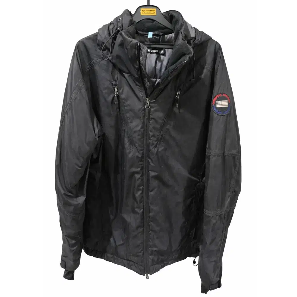 [PTII-22] Preloved Jaket Outdoor Technical Original Marines - M Hitam