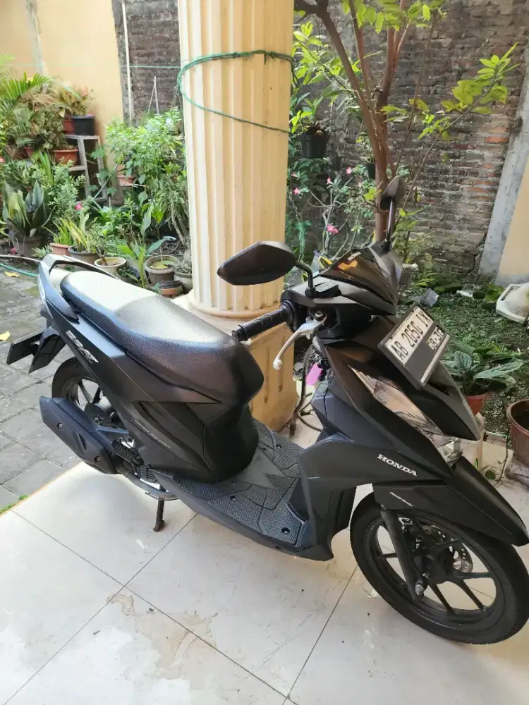 Beat deluxe 2020 hitam doff gbm