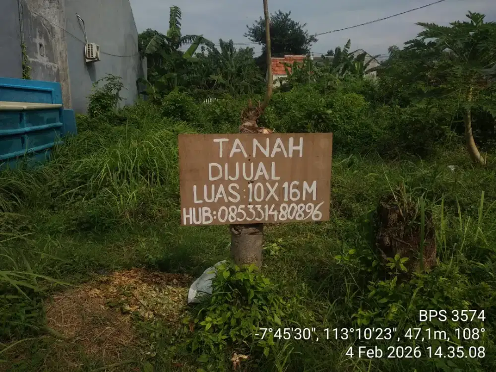 Dijual Tanah di Kademangan Kota Probolinggo Jawa Timur
