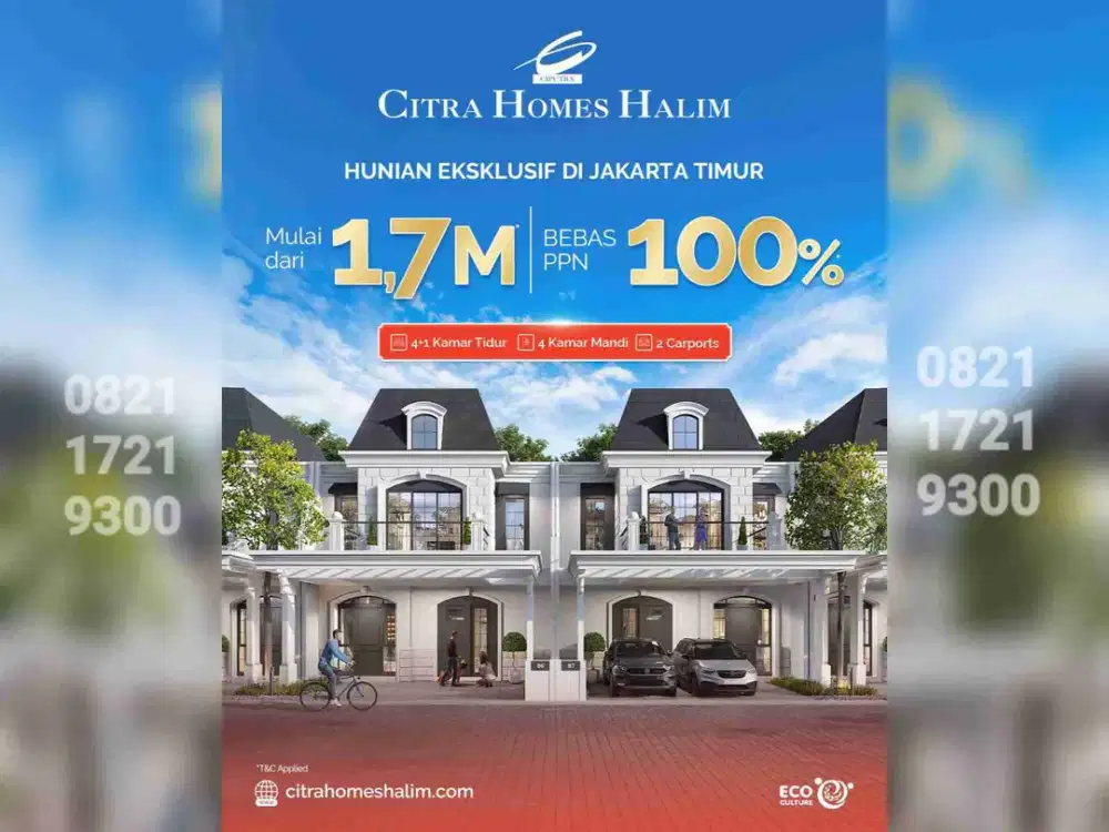 Rumah Baru Citra Grup Di Halim Perdana Kusuma Dekat TMII & Pusat Kota