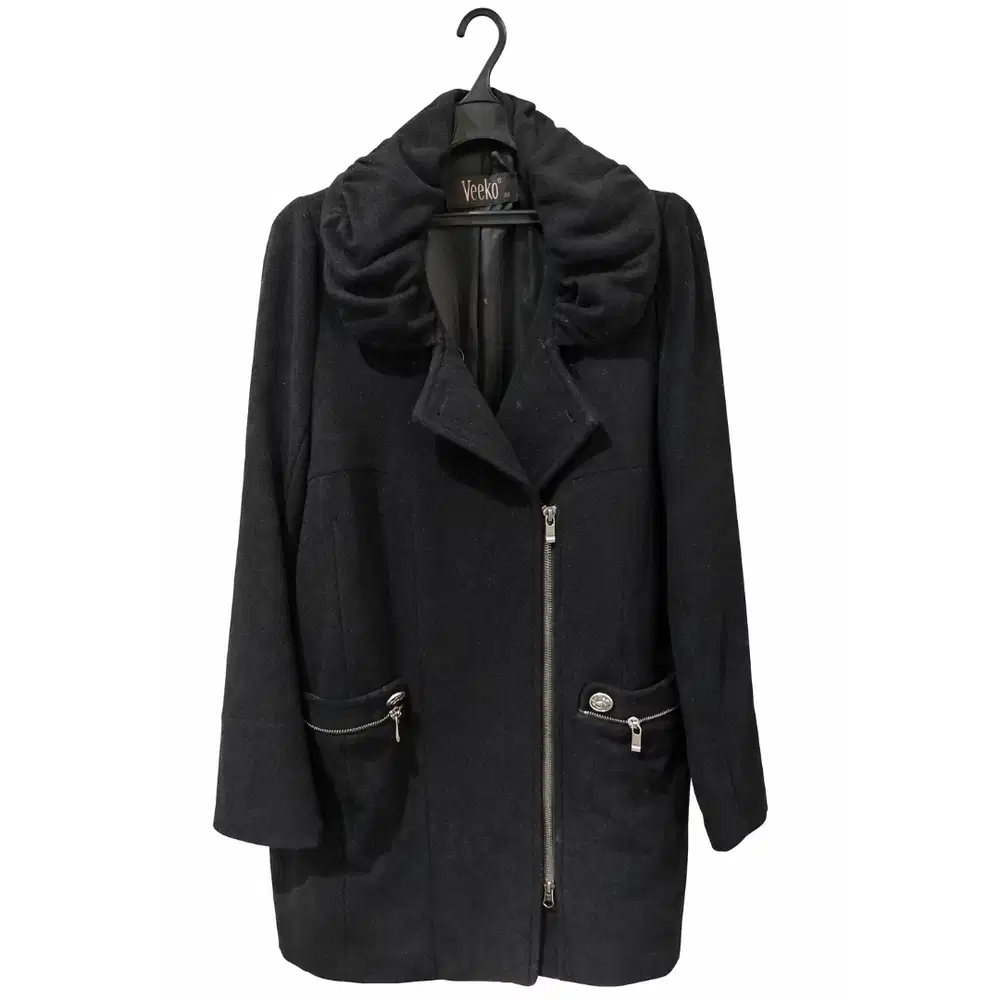 [PTII-24] Preloved Coat Wanita Veeko Hitam Elegant - 38