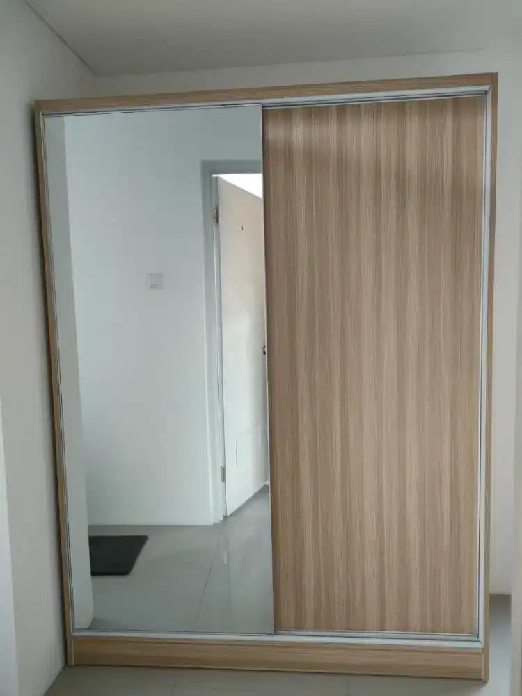 Lemari Kayu Blockmin ( Premium, bukan serbuk kayu ) Mulus, Kokoh