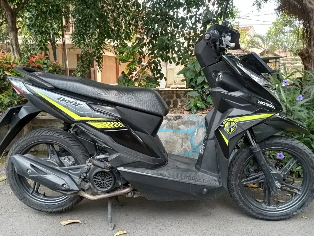 Honda Beat Fi Eco Digital THN 2017 Full Original Mulus Siap Pakai