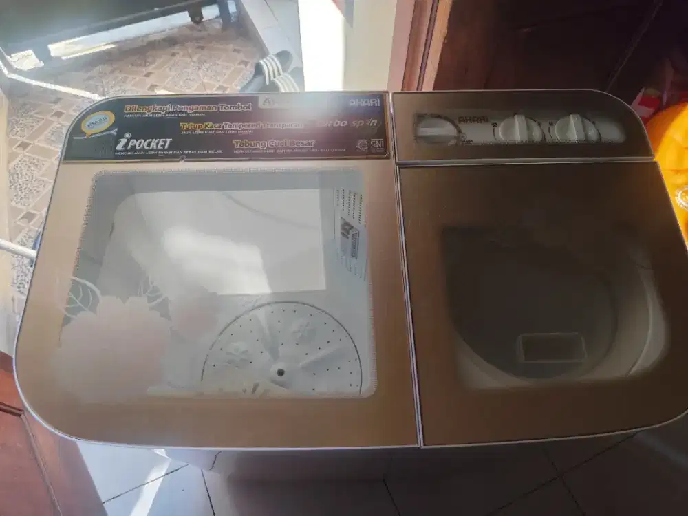 Mesin cuci akari tabung 2 akari