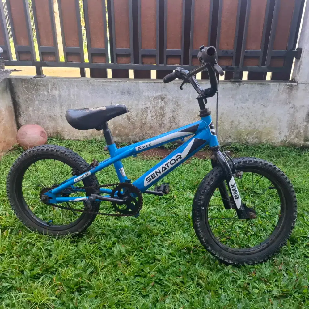 Sepeda Senator anak 16 inch usia anak TK SD 3 4 5 6 7 tahun