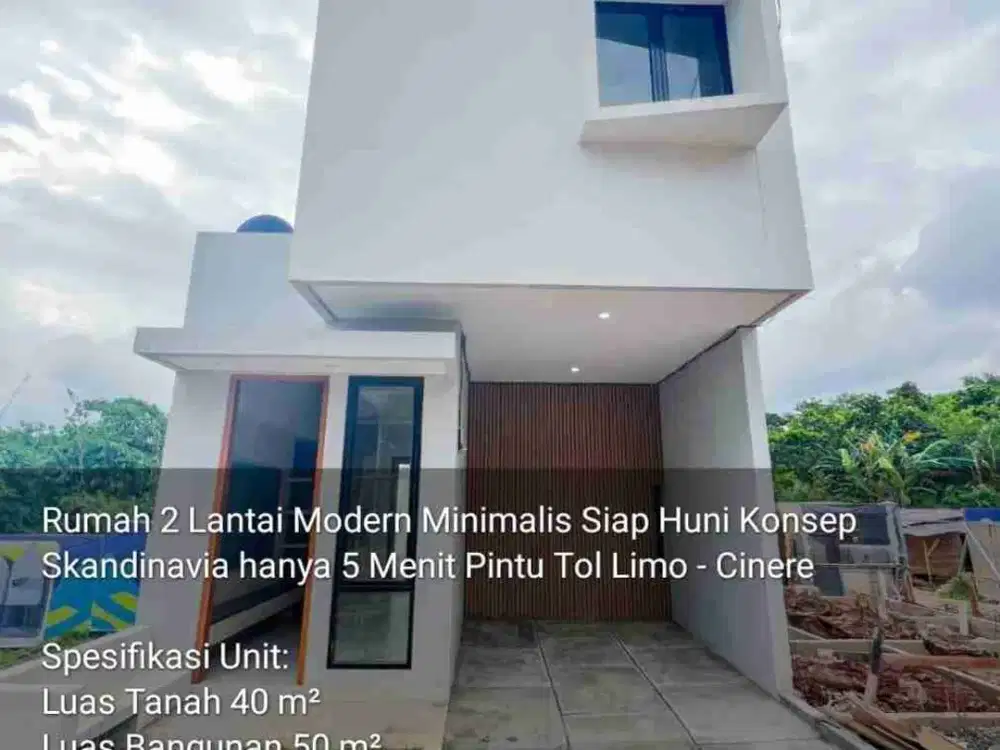 2Lantai Termurah Dekat Toll Limo dan Dekat Ke Jaksel