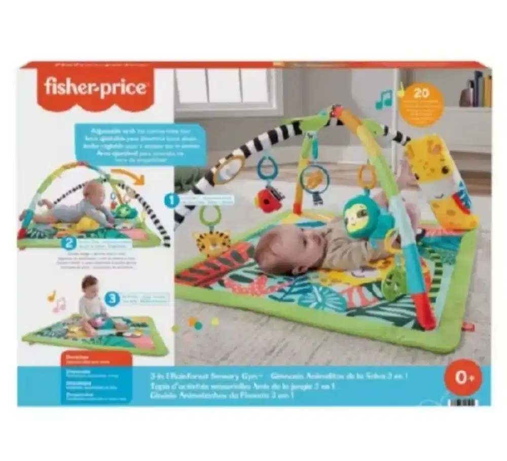 Fisher price 3in1 rainforest sensory gym