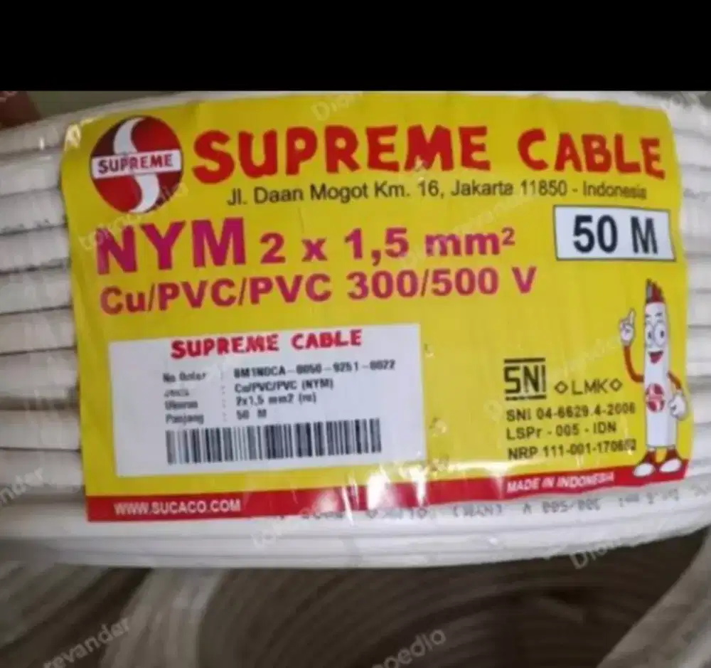 kabel Supreme 2*1,5 mm 4 roll