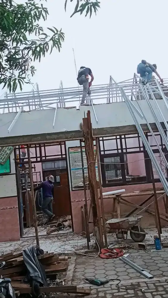 Pemasangan baja ringan