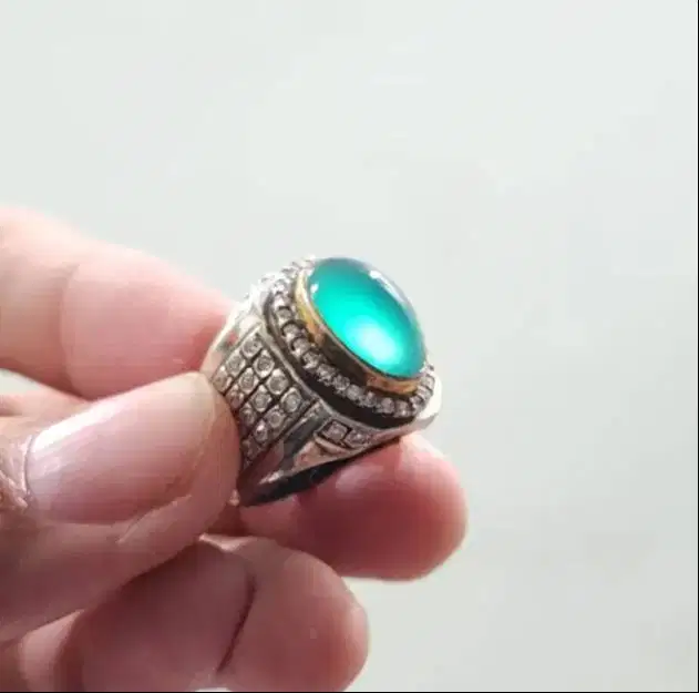 Bacan Giwang Kolektor Permata BACAN Perak Microsetting Istimewa