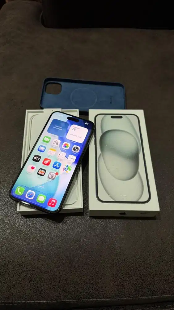 Iphone 15 Plus Ibox 256gb normal mulus lengkap
