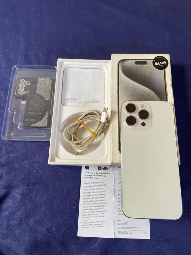 IPHONE 15 PRO MAX 256GB RESMI FULL ORI BH 100%